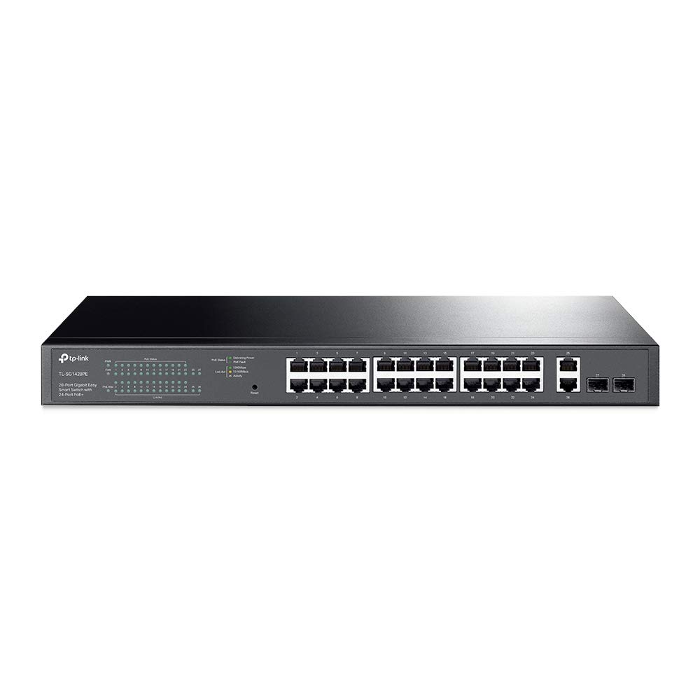 TP-Link 28-Port Gigabit PoE Easy Smart Switch (TL-SG1428PE) - 24 x