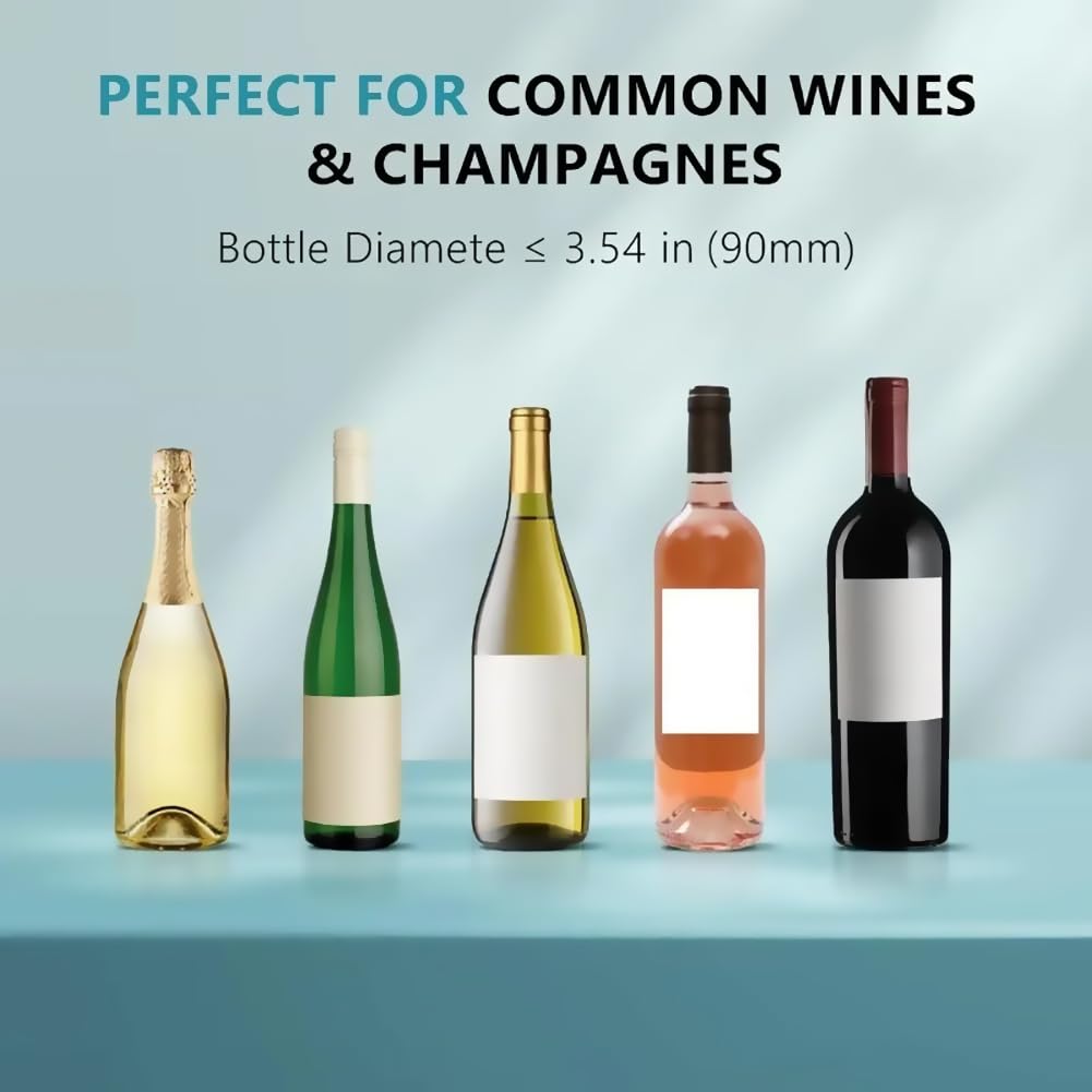 Amazon｜ポータブルシングルボトルワインクーラー、電動ワインチラー