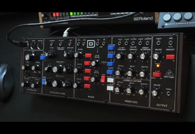 Amazon | ベリンガー アナログ シンセサイザー MODEL D | サウンド