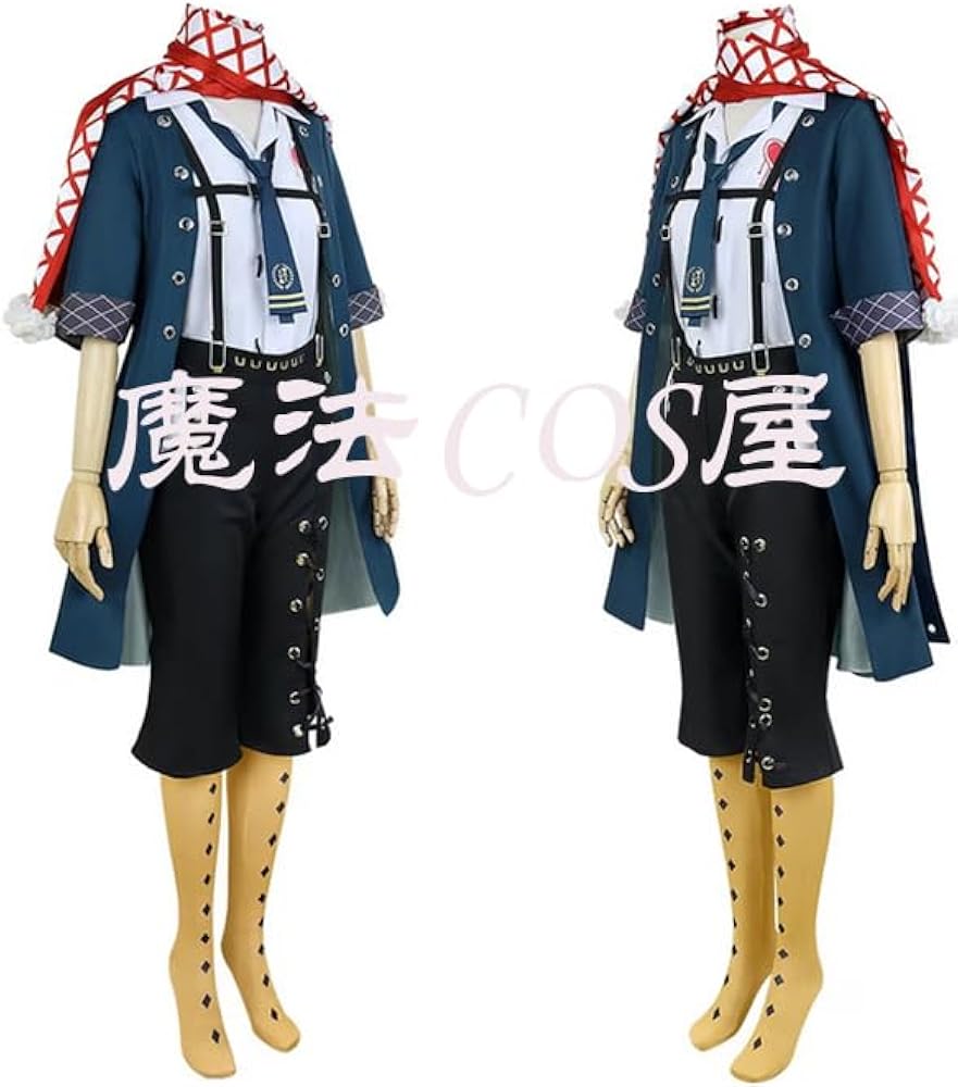 Amazon.co.jp: [魔法COS屋]真白爻コスプレ衣装 マフラー＋ストキング