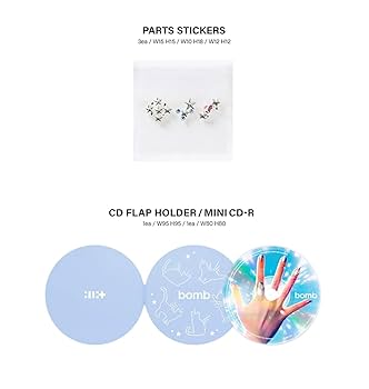 Illit - Bomb - Merch Version - incl. In-Ear Earphones, Parts