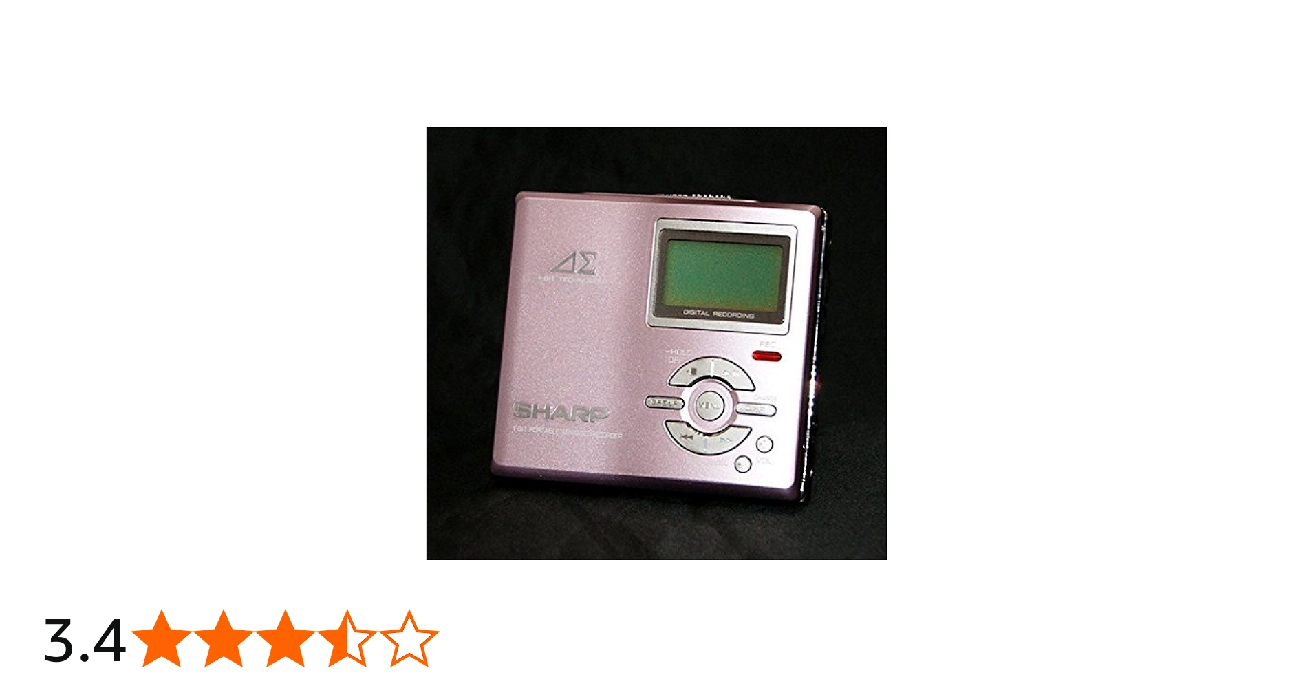Amazon | SHARP シャープ MD-DR7-P (ピンク) MDレコーダー MDLP対応