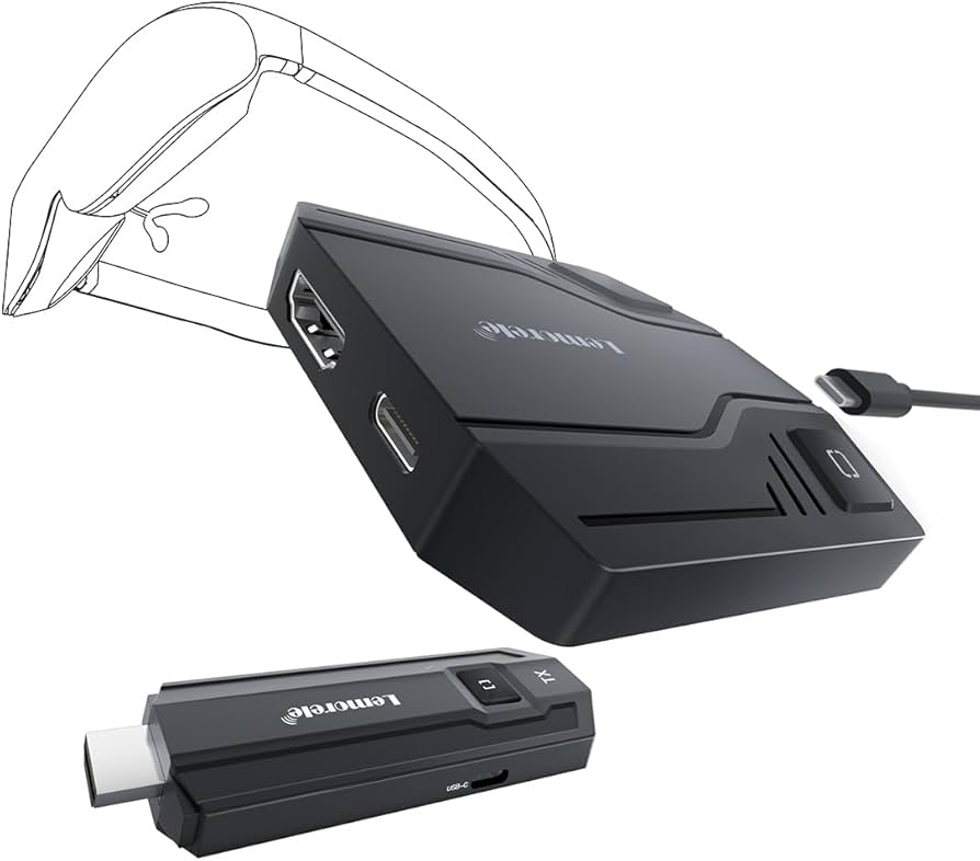 Amazon | ワイヤレス HDMI 送受信機 セット 小型 50M AR グラス 変換