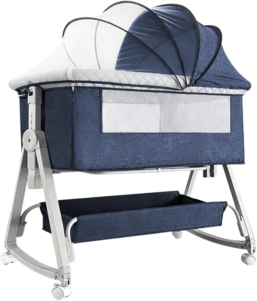 Amazon.co.jp: Kino Linpo ベビーベッド 添い寝 新生児ベッド 乳児用