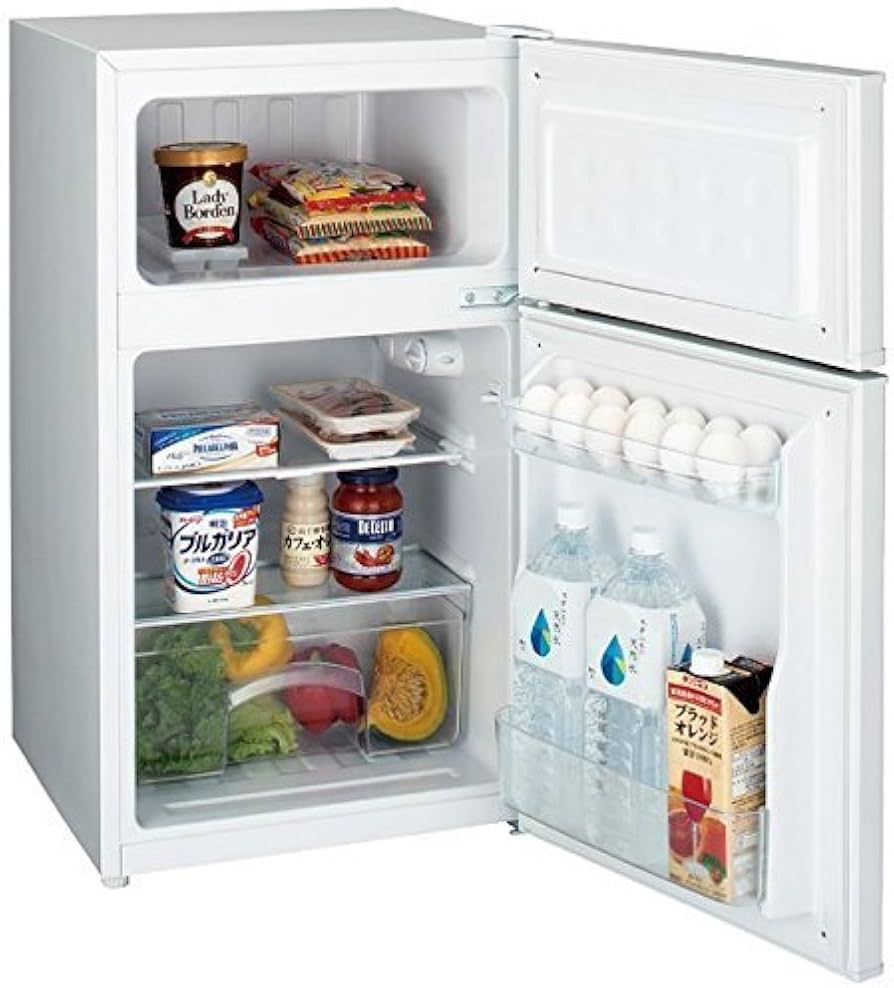 Amazon.co.jp: ハイアール 85L 2ドア冷蔵庫（直冷式）ホワイト【右開き