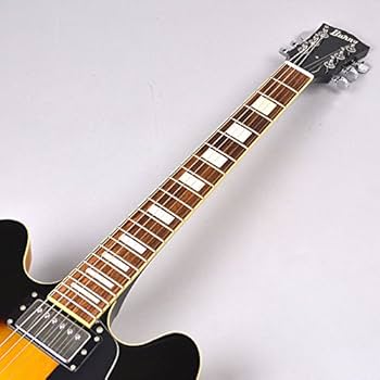 Amazon | Burny SRSA65 BS エレキギター セミアコ ES-335タイプ ホロウ