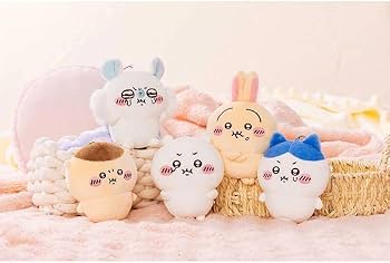 Amazon.co.jp: ちいかわ PUN。マスコット ぬいぐるみ (ハチワレ