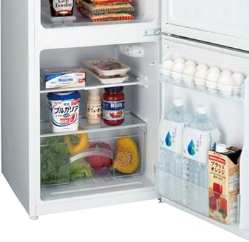 Amazon.co.jp: ハイアール 85L 2ドア冷蔵庫（直冷式）ホワイト【右開き