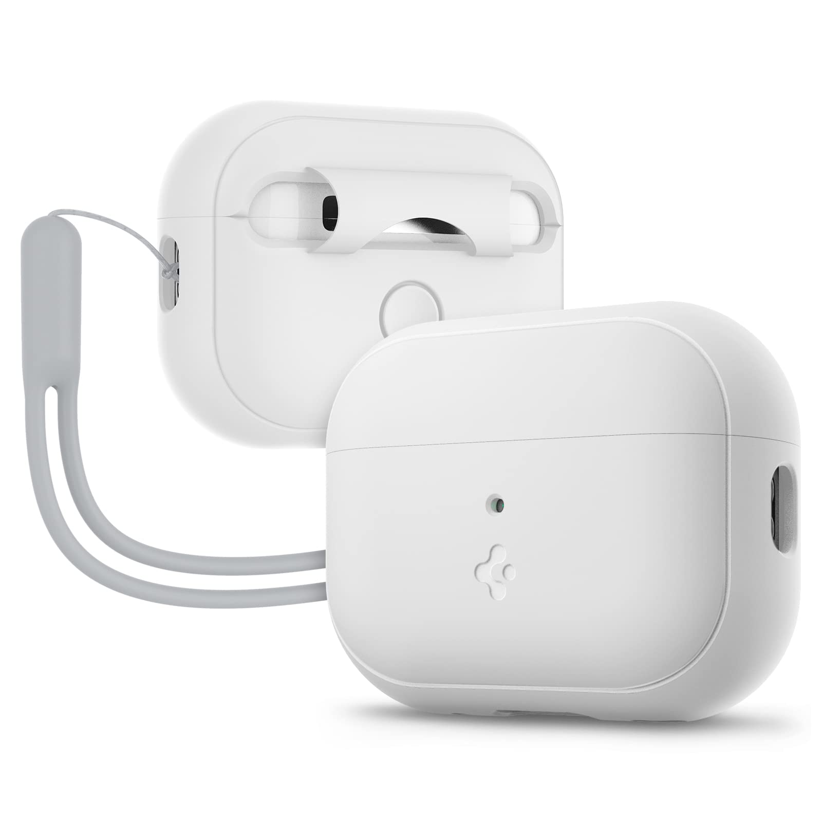 Amazon | Spigen Airpods Pro2 ケース ストラップ付き シリコン