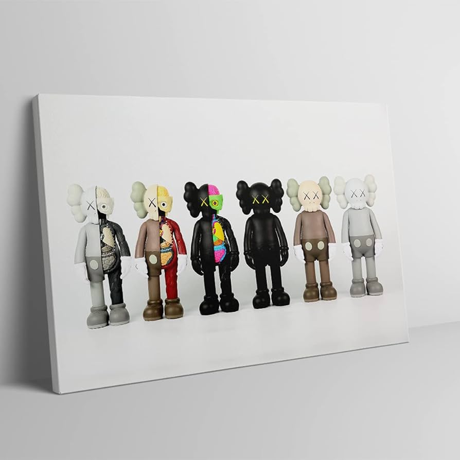 Amazon.co.jp: kawsアートパネル カウズ 画像装飾絵画 ポップ 絵画