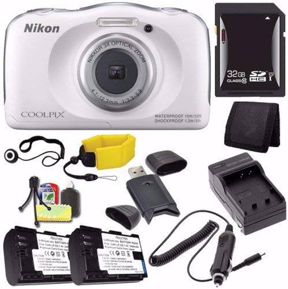 Amazon | Nikon Coolpix s33デジタルカメラ(ホワイト