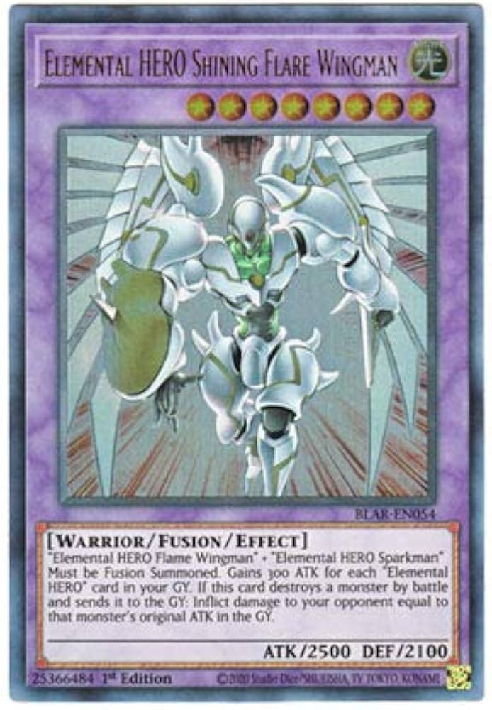 Amazon.co.jp: 遊戯王 英語版 BLAR-EN054 Elemental HERO Shining