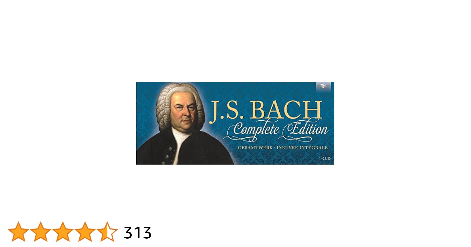 バッハ全集 155枚組 CDボックス BACH EDITION バッハ全集 155枚組 CD