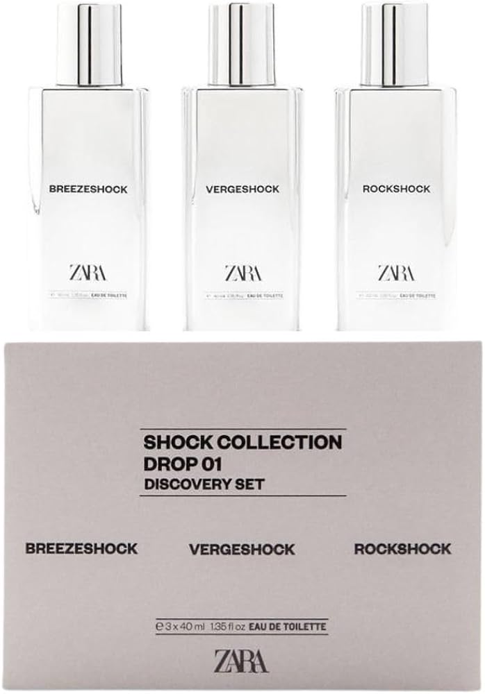 Amazon.com : Zara Shock Discovery Set of 3 Men's Cologne Includes