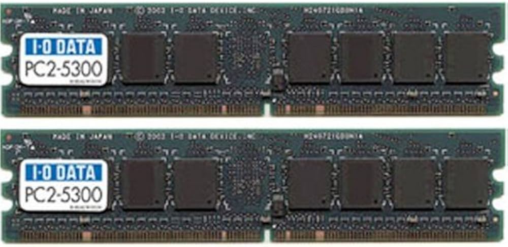 Amazon.co.jp: I-O DATA PC2-5300(DDR2-667) DDR2 DIMM DX667-1Gx2