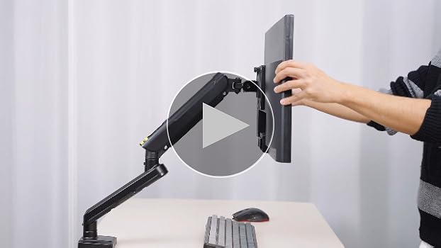 Amazon.com: Single Monitor Desk Mount, 13-32 inch Adjustable Full