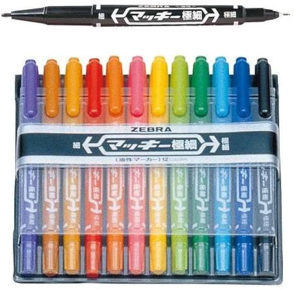 Amazon.co.jp: アーテック マッキー(油性) 12色セット 91622 細