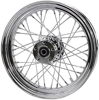 Amazon | クロームリア40スポークホイール 16インチx3インチ (ハーレー
