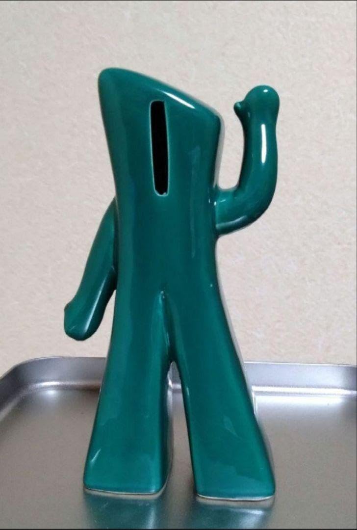 Amazon.co.jp: ヴィンテージ ガンビー GUMBY 陶器 貯金箱 コインバンク