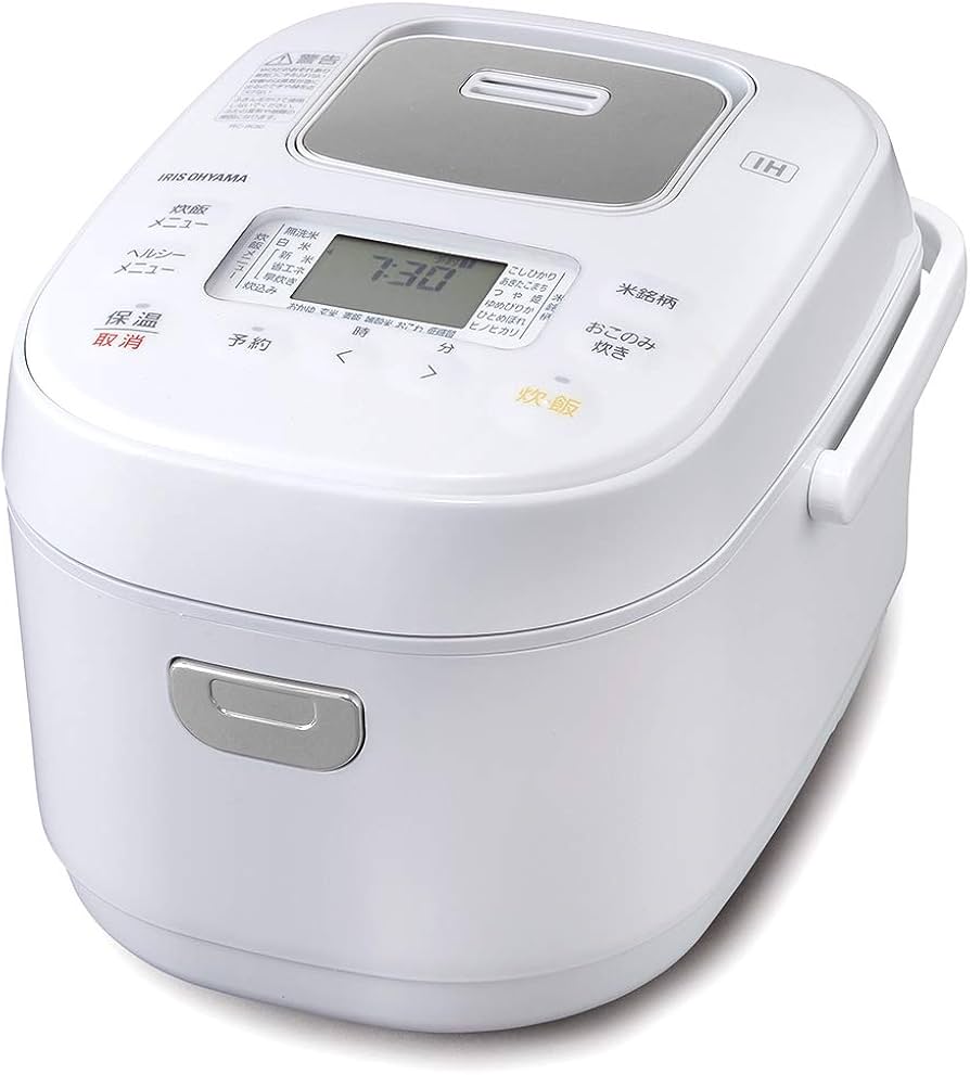 Amazon | アイリスオーヤマ 炊飯器 3合 IH式 40銘柄炊き分け機能 極厚