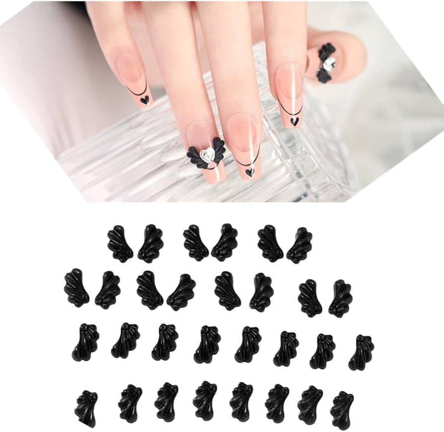 Amazon.co.jp: DUOLEIMI ネイルパーツ 天使の羽 50ペア ネイル
