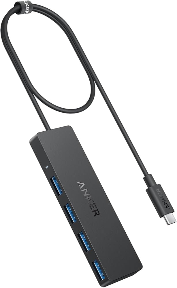 Amazon | Anker USB-C データ ハブ (4-in-1, 5Gbps) 60cmケーブル 高速