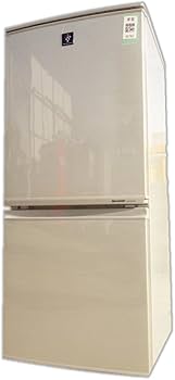 Amazon.co.jp: シャープ 137L 2ドア冷蔵庫（ゴールド系）SHARP
