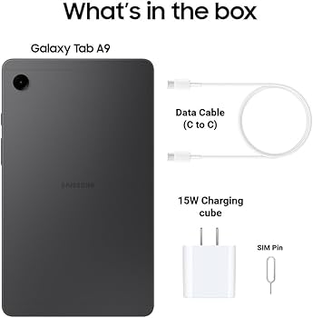 Amazon.com : Samsung Galaxy Tab A9 4G LTE (64GB, 4GB, Cellular