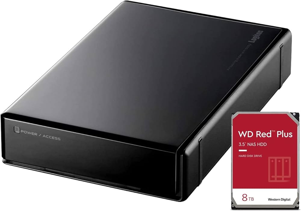 Amazon | ロジテックダイレクト HDD 外付け 4TB 高耐久 24時間連続稼働