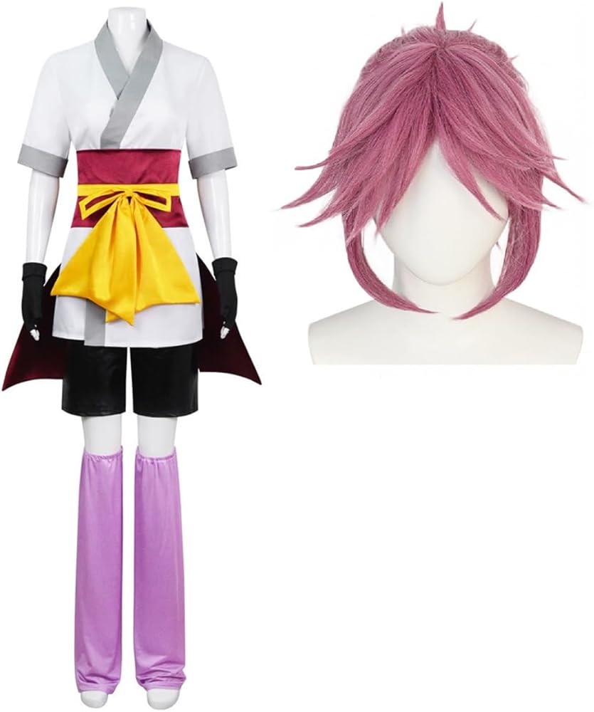 Amazon.co.jp: YILAN マチ＝コマチネ コスプレ衣装 ウィッグ付き