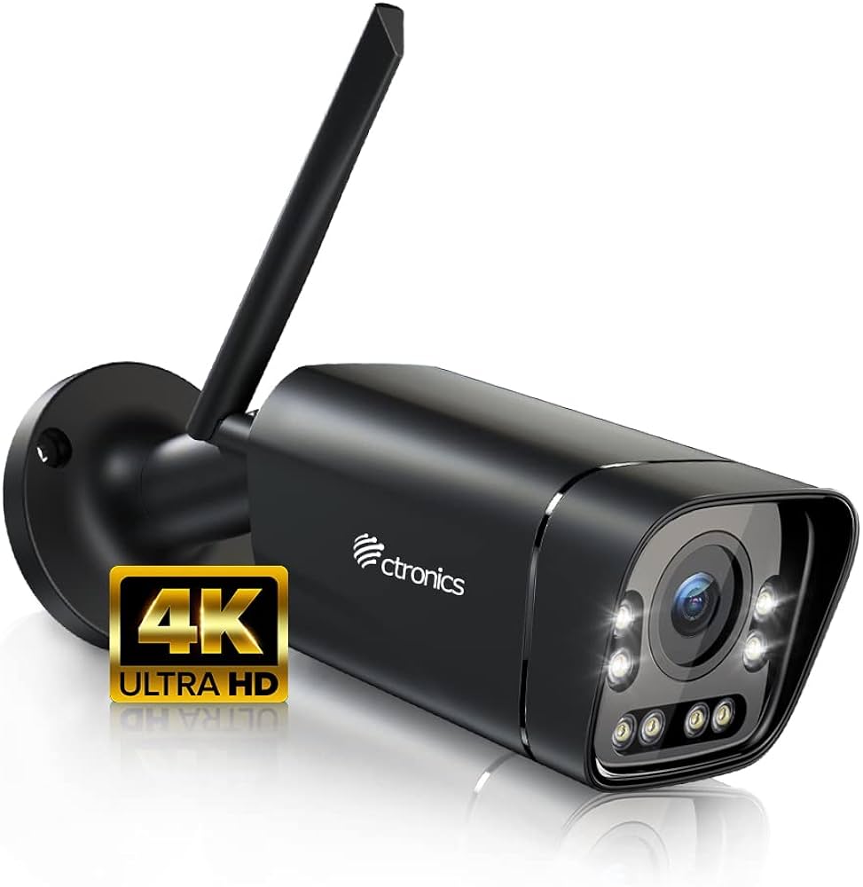 Amazon.co.jp: 【 800万画素・車体識別】Ctronics 防犯カメラ 屋外 4K