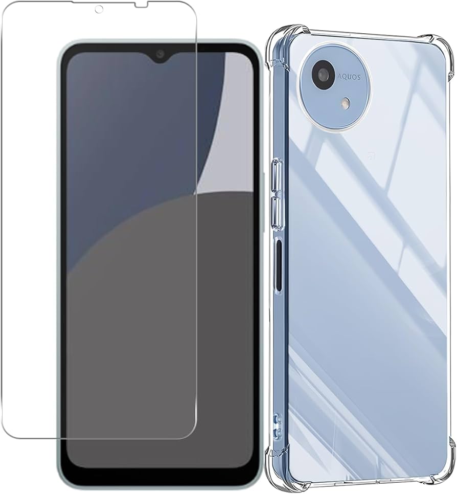 Amazon | Wekrsu 対応 AQUOS Wish 5 ケース + ガラスフィルム aquos
