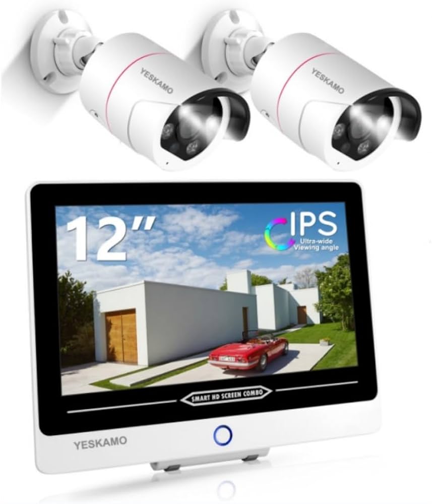 新品・未使用】YESKAMO ワイヤレス 500万画素 増設カメラ【2個纏め