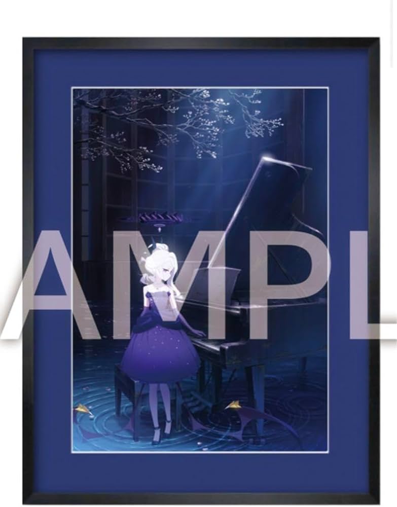 Amazon.co.jp: ブルアカ 額装イラスト 陽ひらく彼女たちの小夜曲 ヒナ