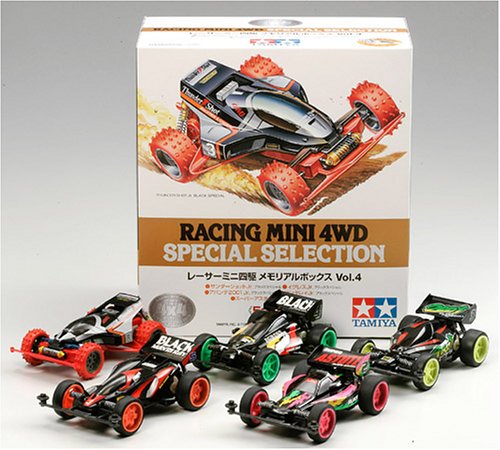 Amazon.co.jp: Tamiya Racer Mini 4WD Memorial Box Vol. 4 : Toys & Games
