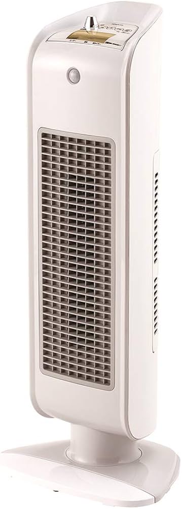 Amazon | コイズミ セラミックファンヒーター 人感センサー付き 自動首