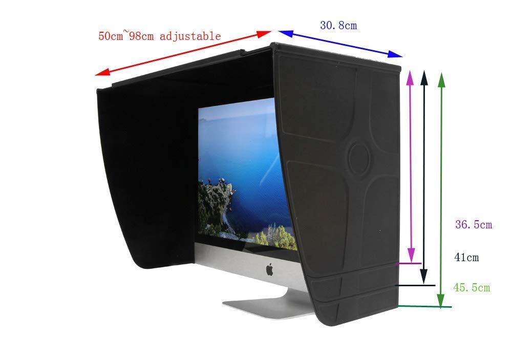 Amazon | デスクトップフードモニターフードディスプレイサンシェード