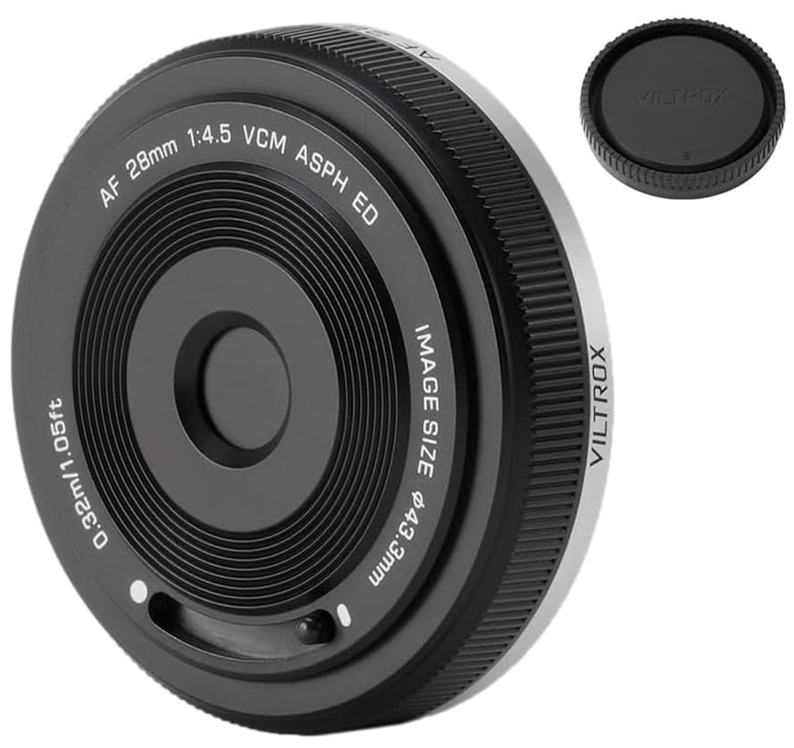 Amazon.co.jp: Viltrox AF 28mm F4.5 FE Chip 超薄型レンズ 広角レンズ
