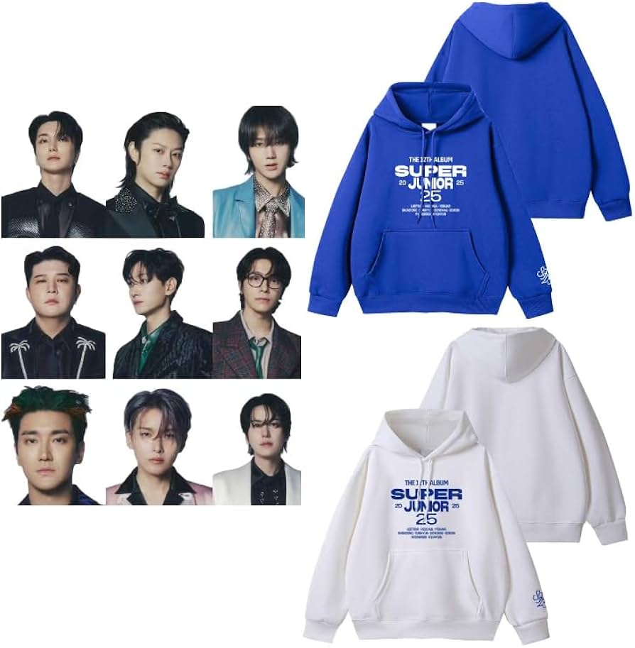 Amazon.co.jp: Super Junior 25 周年 パーカー 応援服 スーパー