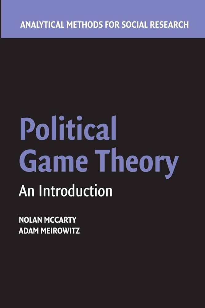 Amazon.com: Political Game Theory: An Introduction: 9781107438637