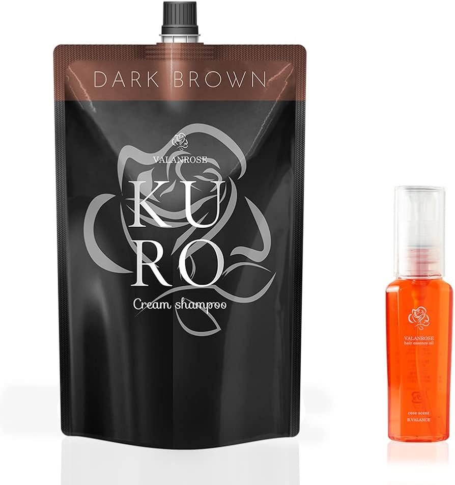 みーみ KURO ダークブラウン クリームシャンプー 4個セット KURO