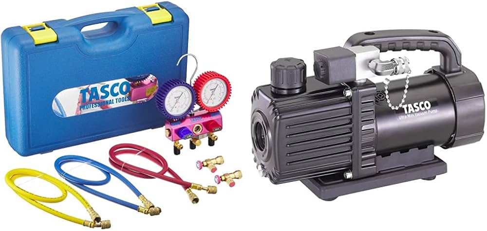 Amazon | イチネンTASCO TA122FA R410A/R32マニホールドセット(ゲージ