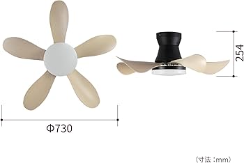 Amazon.co.jp: HotaluX（ホタルクス） LEDシーリングファン XZF