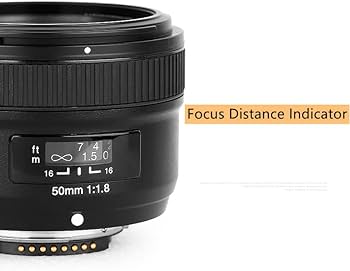 Amazon.com : YONGNUO YN50mm F1.8N Standard Prime Lens, Large