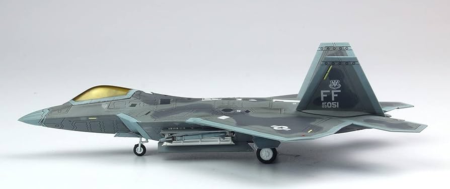 Amazon | プラッツ 1/144 アメリカ空軍 戦闘機 F-22A ラプター 嘉手納