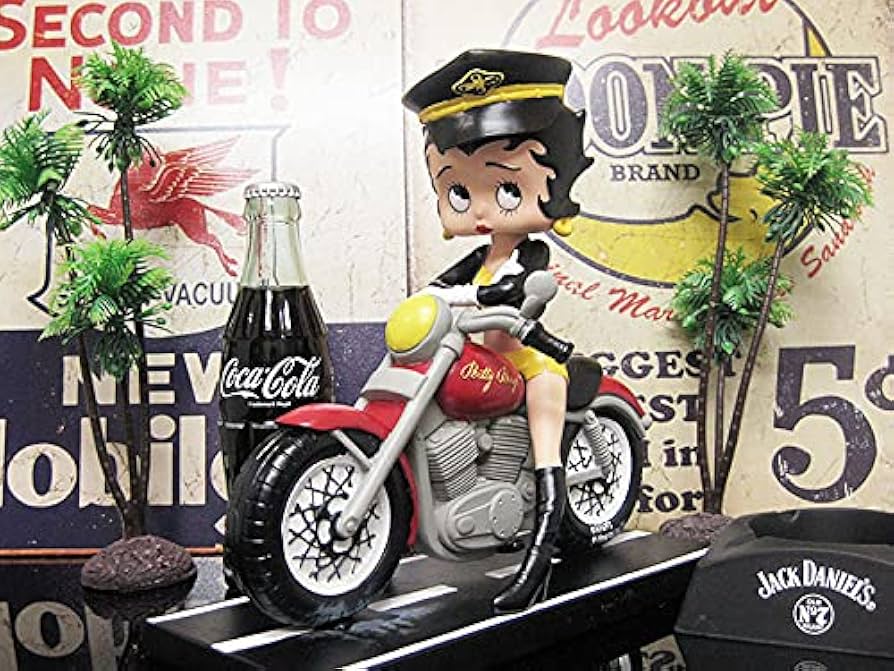 Amazon.co.jp: ベティちゃん BettyBoop フィギュア H24.5cm (バイク