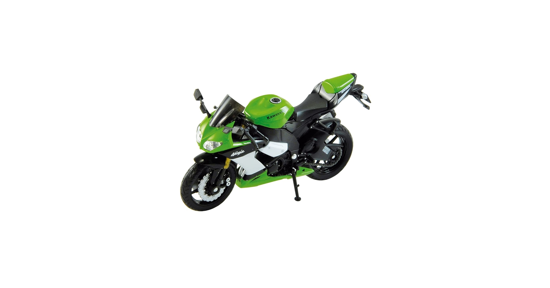Amazon.com: Welly Die Cast Motorcycle Green Kawasaki 2009 Ninja ZX