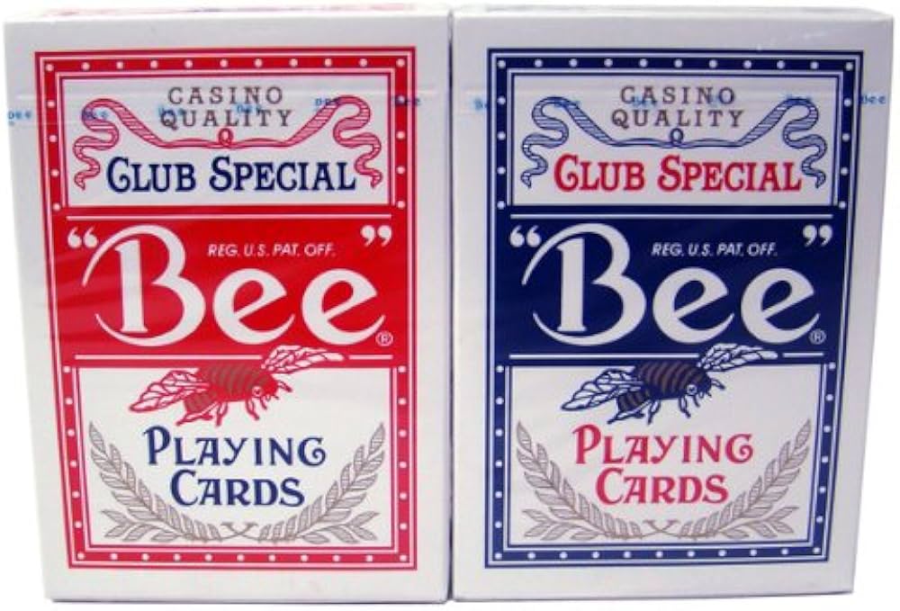 Amazon.co.jp: Bee No. 92 Diamond Back Club Special Red/Blue Decks