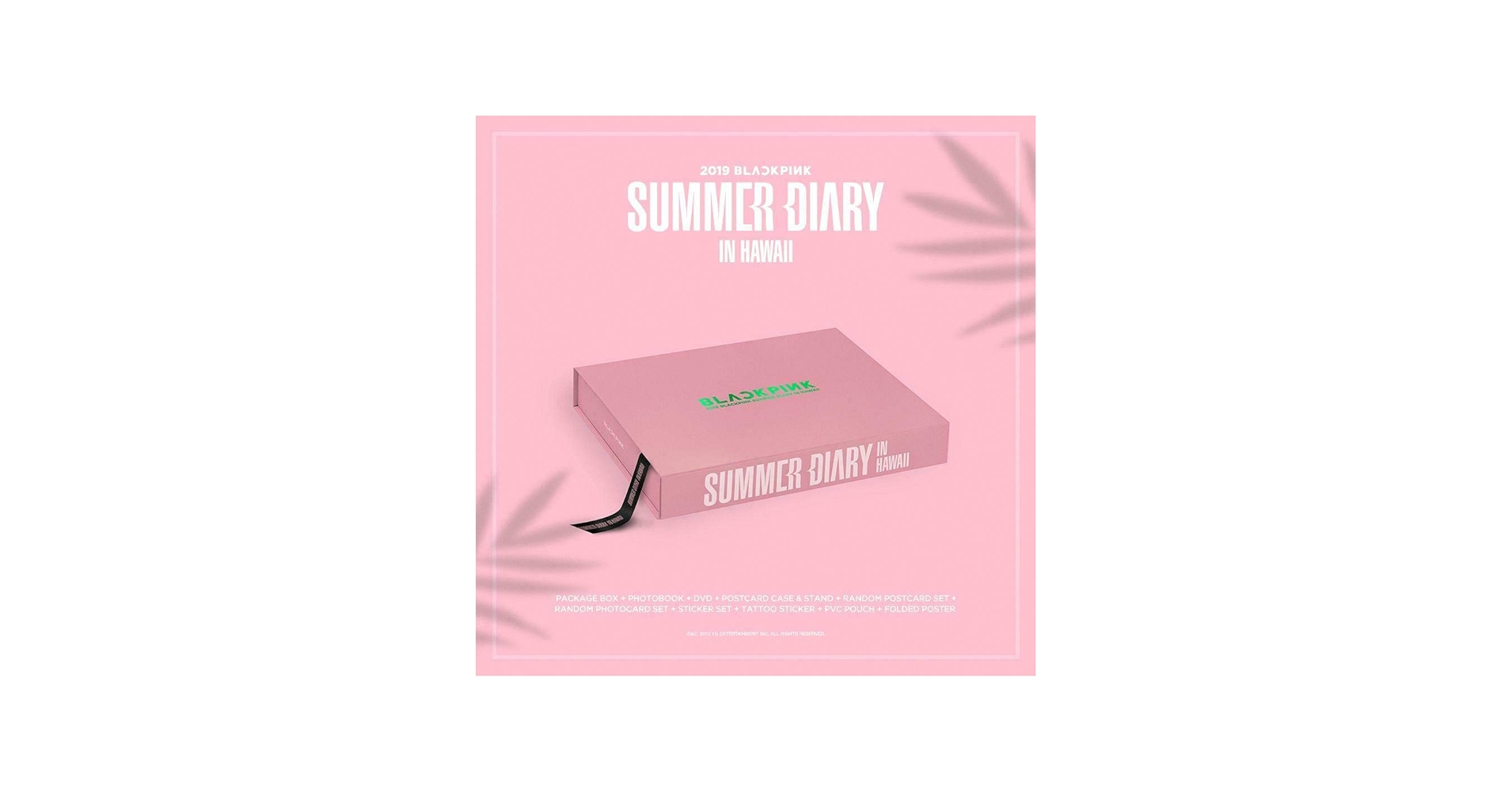BLACKPINK - 2019 BLACKPINK'S SUMMER DIARY IN HAWAII DVD+Book+Card