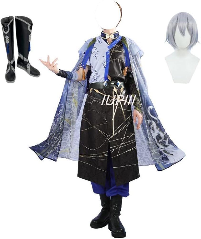 Amazon.co.jp: [YOkima] VTuber 小柳ロウ ウィッグ、靴付き コスプレ